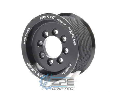 2.90" 10 Rib ZPE GripTec® 2pc Hellcat L2V Black Supercharger Pulley Only HC290BV2ZA product image
