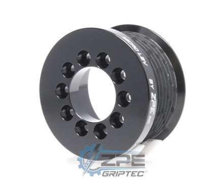 63mm 7 Rib ZPE GripTec® 2pc MK AU Audi L2V Black Pulley Only
