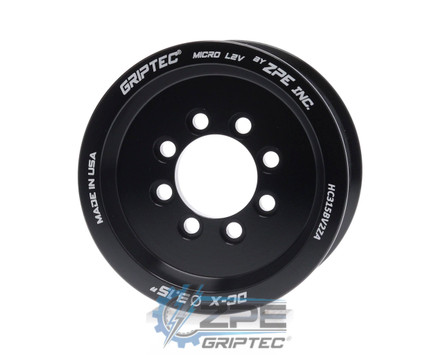 3.15" 10 Rib ZPE GripTec® 2pc Hellcat L2V Black Supercharger Pulley Only HC315BV2ZA product image