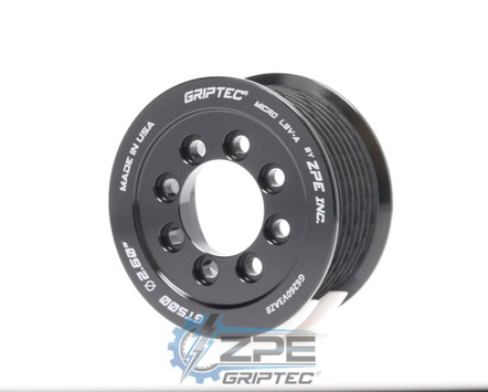 2.60" 8 Rib ZPE GripTec® 2pc 2020+ GT500 L3V-A Black Pulley Only