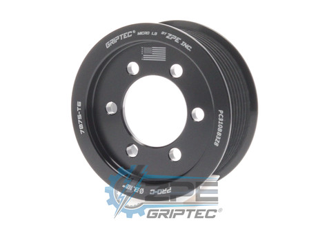 3.10" 8 Rib ZPE GripTec® 2pc ProCharger Standard L3 Black Supercharger Pulley Only PC310BB3Z8 product image
