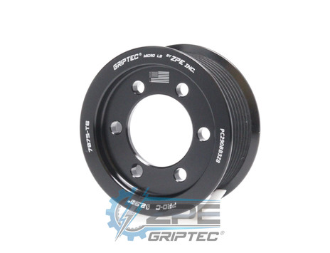 2.90" 8 Rib ZPE GripTec® 2pc ProCharger Standard L3 Black Supercharger Pulley Only PC290BB3Z8 product image