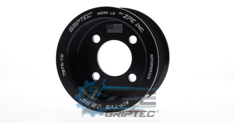 2.80" 10 Rib ZPE GripTec® 2pc Magnuson TVS L3 Black Supercharger Pulley Only MP280BB3ZA product image