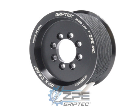 3.30" 10 Rib ZPE GripTec® 2pc Hellcat L2V Black Supercharger Pulley Only HC330BV2ZA product image