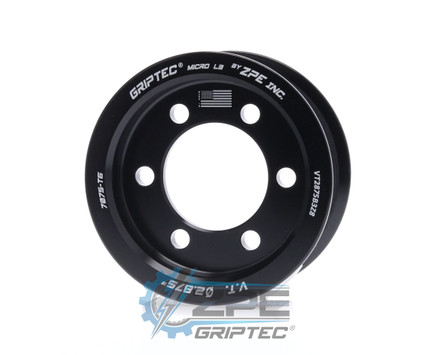 2.875" 8 Rib ZPE GripTec® 2pc Vortech YSi/JT/V3 L3 Black Supercharger Pulley Only VT2875B3Z8 product image