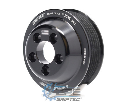 3.35" 6 Rib ZPE GripTec® Whipple 5 Bolt L3V-A Black Supercharger Pulley Only WX335V3AZ6 product image
