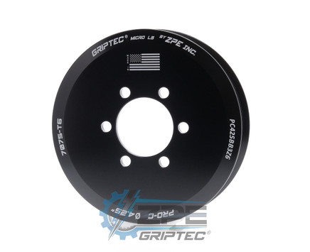 4.25" 6 Rib ZPE GripTec® 2pc ProCharger Standard L3 Black Supercharger Pulley Only PC425BB3Z6 product image