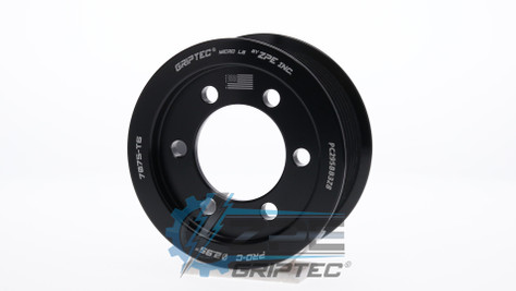 2.95" 8 Rib ZPE GripTec® 2pc ProCharger Standard L3 Black Supercharger Pulley Only PC295BB3Z8 product image