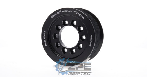 2.93" 8 Rib ZPE GripTec® 2pc MK Ford Lightning/03-04 Cobra L2V Black Pulley Only