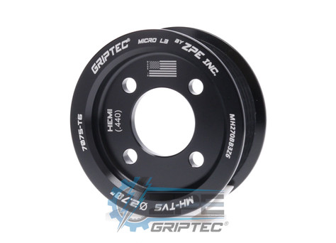 2.70" 6 Rib ZPE GripTec® 2pc Magnuson Hemi .440 Offset L3 Black Supercharger Pulley Only MH270BB3Z6 product image