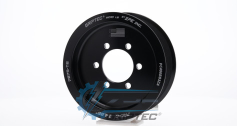4.06" 10 Rib ZPE GripTec® 2pc ProCharger Standard L3 Black Supercharger Pulley Only PC406BB3ZA product image