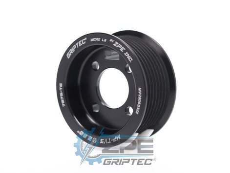 2.80" 8 Rib ZPE GripTec® 2pc Magnuson TVS L3 Black Supercharger Pulley Only MP280BB3Z8 product image