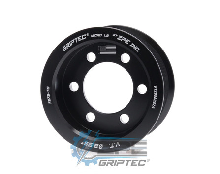 2.95" 10 Rib ZPE GripTec® 2pc Vortech YSi/JT/V3 L3 Black Supercharger Pulley Only VT295BB3ZA product image