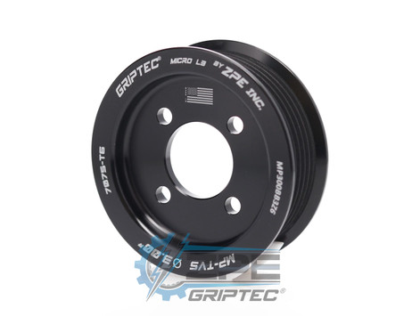 3.00" 6 Rib ZPE GripTec® 2pc Magnuson TVS L3 Black Supercharger Pulley Only MP300BB3Z6 product image