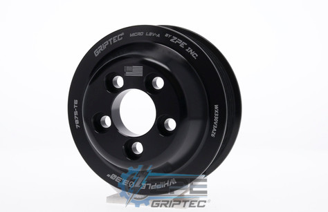 3.30" 6 Rib ZPE GripTec® Whipple 5 Bolt L3V-A Black Supercharger Pulley Only WX330V3AZ6 product image