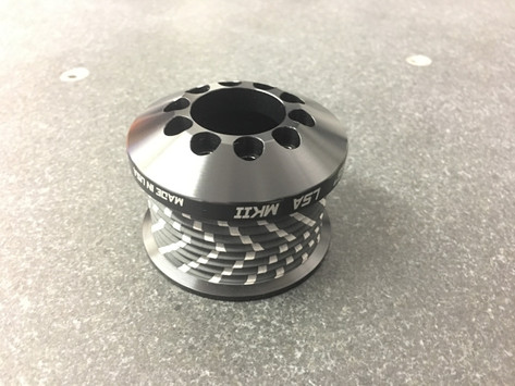 ZPE MKII LSA Pulley Ø 2.38" Black W/GripTec® V3  6Rib (Pulley Only)