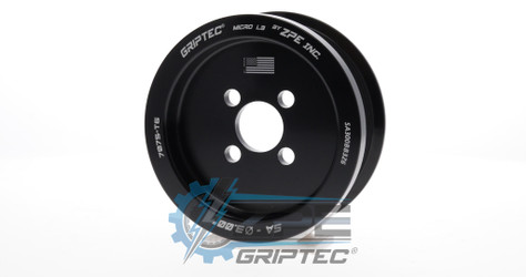 3.00" 6 Rib ZPE GripTec® Saleen L3 Black Supercharger Pulley SA300BB3Z6 product image