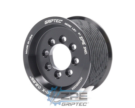 2.95" 10 Rib ZPE GripTec® 2pc Hellcat L2V Black Supercharger Pulley Only HC295BV2ZA product image