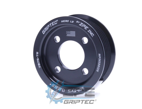 2.65" 6 Rib ZPE GripTec® 2pc Magnuson TVS L3 Black Supercharger Pulley Only MP265BB3Z6 product image