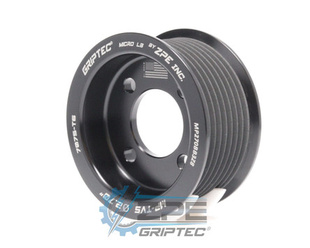 2.70" 8 Rib ZPE GripTec® 2pc Magnuson TVS L3 Black Supercharger Pulley Only MP270BB3Z8 product image