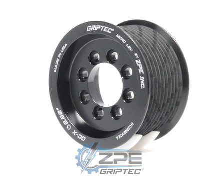 2.80" 10 Rib ZPE GripTec® 2pc Hellcat L2V Black Supercharger Pulley Only HC280BV2ZA product image