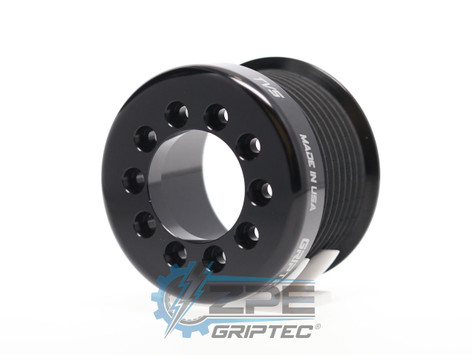 2.38" 8 Rib ZPE GripTec® 2pc LPE LSA L2 Black Supercharger Pulley Only LA238BB2Z8 product image