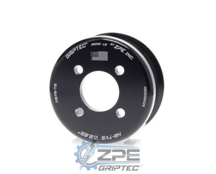 2.65" 6 Rib ZPE GripTec® 2pc Magnuson Heartbeat TVS L3 Black Pulley Only