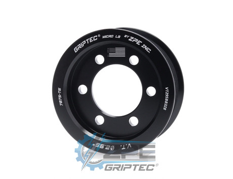 2.95" 8 Rib ZPE GripTec® 2pc Vortech YSi/JT/V3 L3 Black Supercharger Pulley Only VT295BB3Z8 product image