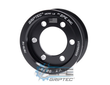 2.70" 8 Rib ZPE GripTec® 2pc Vortech YSi/JT/V3 L3 Black Supercharger Pulley Only VT270BB3Z8 product image