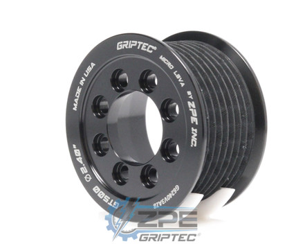 2.40" 8 Rib ZPE GripTec® 2pc 2020+ GT500 L3V-A Black Pulley Only
