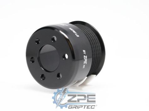 63mm 6 Rib ZPE GripTec® 2pc FMS Ford-Roush TVS L3 Black Pulley Only