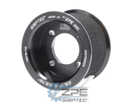 2.75" 11 Rib ZPE GripTec® 2pc Edelbrock TVS L3 Black Supercharger Pulley Only ED275BB3ZB product image