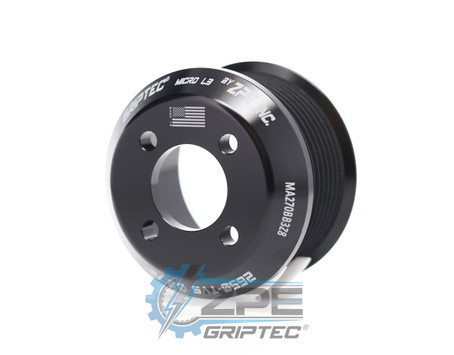 2.70" 8 Rib ZPE GripTec® 2pc Magnuson LSA/LT4 2650 TVS L3 Black Supercharger Pulley Only MA270BB3Z8 product image