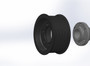 3.00" 10 Rib ZPE GripTec® 2pc ProCharger Standard L3 Black Pulley & Hub Kit