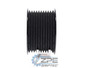 2.55" 10 Rib ZPE GripTec® 2pc Hellcat L2V Black Supercharger Pulley Only HC255BV2ZA product image 2