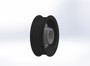 4.00" 6 Rib ZPE GripTec® 2pc ProCharger Standard L3 Black Pulley & Hub Kit