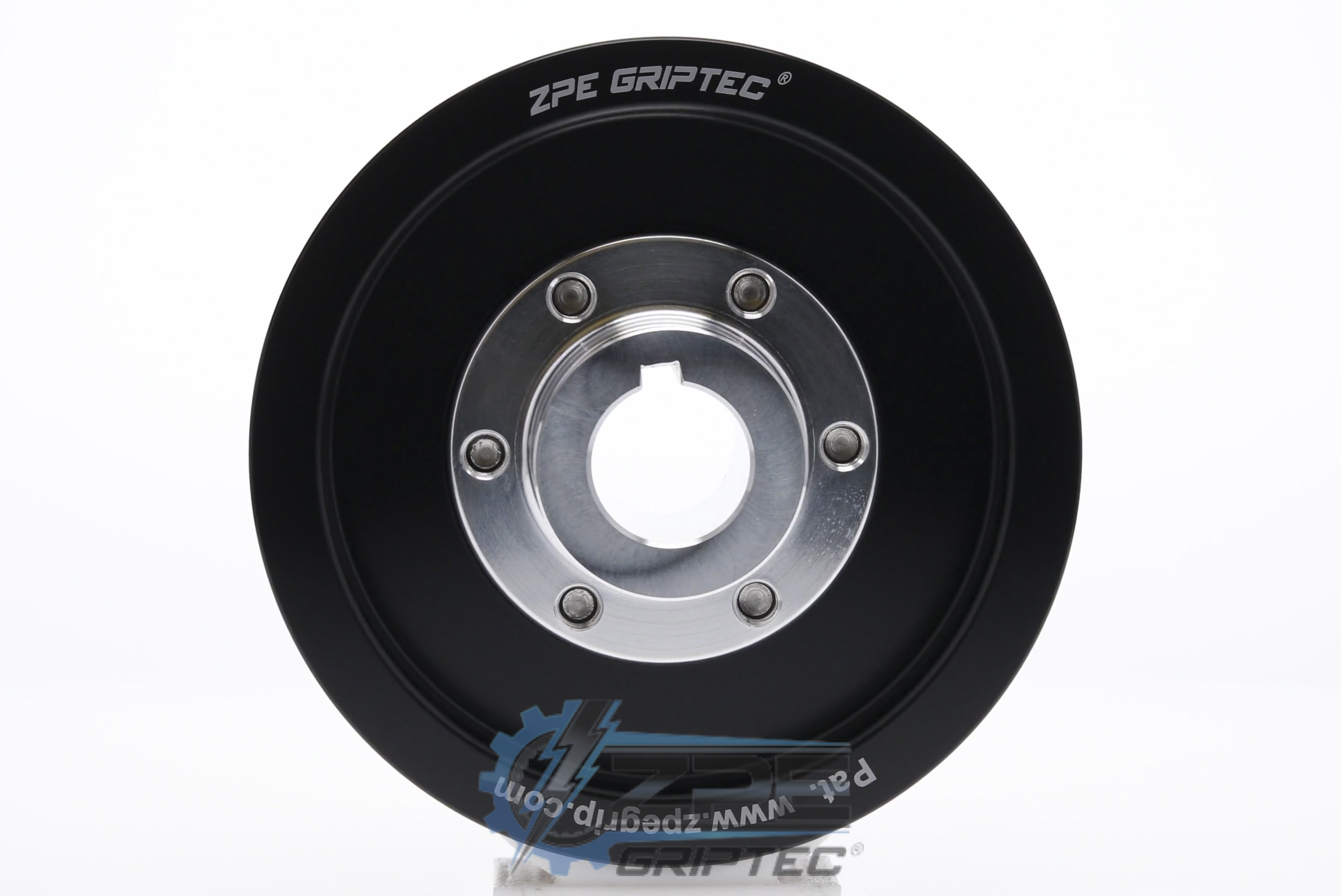 100mm 6 Rib ZPE GripTec® 2pc ESS L3 Black Pulley & Hub Kit - ZPE