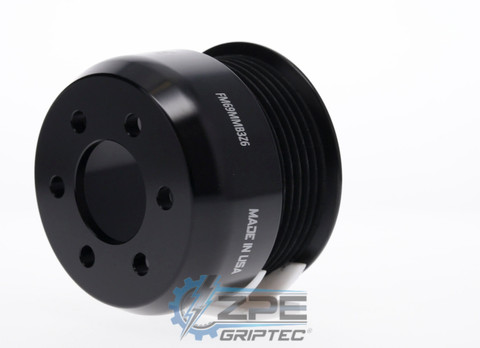 69mm 6 Rib ZPE GripTec® 2pc FMS Ford-Roush TVS L3 Black Pulley