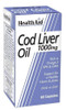 HealthAid Cod Liver Oil 1000mg - 60 Capsules