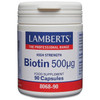 Lamberts High Strength Biotin 500ug - 90 Capsules