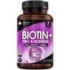 New Leaf Products Biotin + Zinc & Selenium - 180 Vegan Tablets
