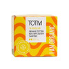 TOTM Organic Tampons Non-Applicator Regular - 18 Per Box