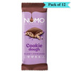 Nomo Free From Cookie Dough Chocolate Bar - Pack of 12 (120g each)
