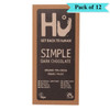 Hu Dark Chocolate Bar Simple - Pack of 12 (60g each)