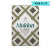 Maldon Salt Garlic Sea Salt - Pack of 12 (100g each)