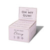 Oh My Gum Chewing Gum Natural Cherry Flavour - Pack of 12 (19g each)