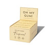 Oh My Gum Tropical Chewing Gum - Pack of 12 (19g each)