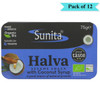 Sunita Organic Halva Coconut Syrup - Pack of 12 (75g each)