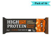 Roobar High Protein Chocolate Peanut Bar - Pack of 16 (40g each)
