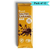 Plamil Salted Caramel Chocolate Bar - Pack of 12 (40g each)